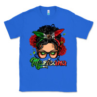 True Royal mexicana woman messy bun Classic Tee - LillyAllenDesigns
