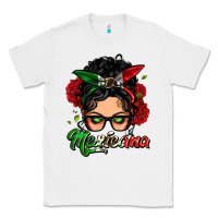 White mexicana woman messy bun Classic Tee - LillyAllenDesigns