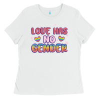 White love no gender Ladies Tee - MaliasSmallBusiness