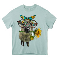 Arona cute hempshire sheep with eyeglasses Heavy Core Tee - LillyAllenDesigns