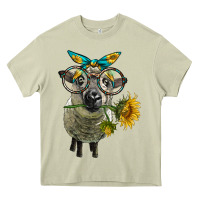 Mossy cute hempshire sheep with eyeglasses Heavy Core Tee - LillyAllenDesigns