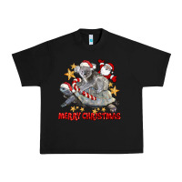 Black Merry Christmas Tortoise And Koala Urban Heavy Tee - LillyAllenDesigns