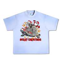 Grape Ice Merry Christmas Tortoise And Koala Urban Heavy Tee - LillyAllenDesigns
