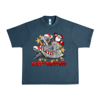 Merry Christmas Tortoise And Koala Urban Heavy Tee | Teevron