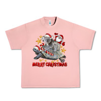 Salmon Merry Christmas Tortoise And Koala Urban Heavy Tee - LillyAllenDesigns