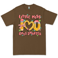 Cacao little miss 100 days smarter Premium Tee - MaliasSmallBusiness