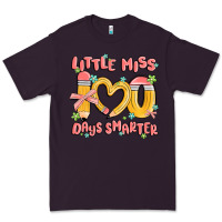 Plum little miss 100 days smarter Premium Tee - MaliasSmallBusiness