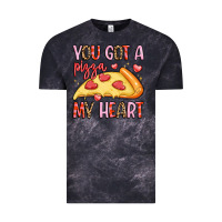 Cloud Black you got a pizza my heart Vintage Tee - LillyAllenDesigns
