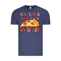 Vintage Denim you got a pizza my heart Vintage Tee - LillyAllenDesigns