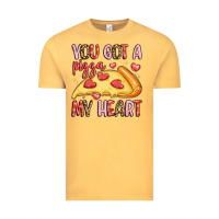 Vintage Mustard you got a pizza my heart Vintage Tee - LillyAllenDesigns