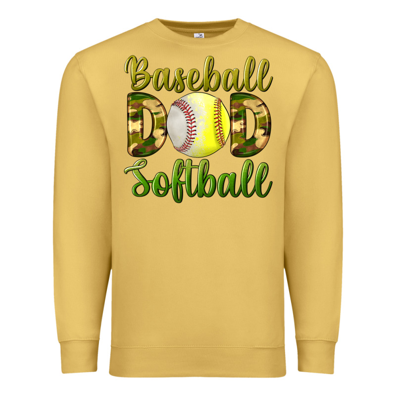 Baseball Dad Softball Premium Sweatshirt by BundleAndBundleShop | Teevron