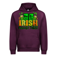 Mauve Wine Beer Irish Periodic table St. Patrick's Urban Hoodie - LillyAllenDesigns
