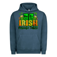 Pigment Midnight Navy Beer Irish Periodic table St. Patrick's Urban Hoodie - LillyAllenDesigns