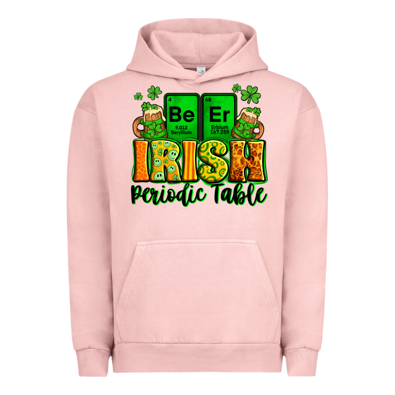 Beer Irish Periodic Table St. Patrick's Urban Hoodie by LillyAllenDesigns | Teevron