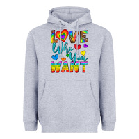 Heather Grey Western Love Who You Want Heavyweight Hoodie - BundleAndBundleShop