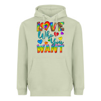 Matcha Western Love Who You Want Heavyweight Hoodie - BundleAndBundleShop