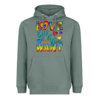 Sage Western Love Who You Want Heavyweight Hoodie - BundleAndBundleShop