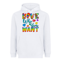 White Western Love Who You Want Heavyweight Hoodie - BundleAndBundleShop