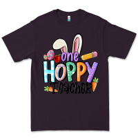 Plum one hoppy teacher Premium Tee - MaliasSmallBusiness