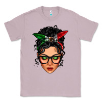 Lilac mexican latina girl messy bun Classic Tee - LillyAllenDesigns