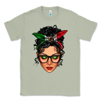 Matcha mexican latina girl messy bun Classic Tee - LillyAllenDesigns