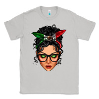 Moon Dust mexican latina girl messy bun Classic Tee - LillyAllenDesigns
