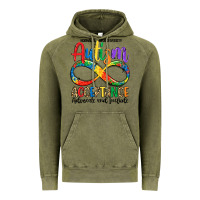 Vintage Olive autism acceptance Vintage Hoodie - LillyAllenDesigns