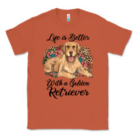 Life Is Better With A Golden Retriever Classic Tee | Teevron