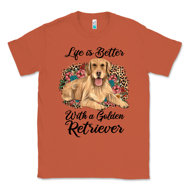 Life Is Better With A Golden Retriever Classic Tee by JahusDesignShop | Teevron