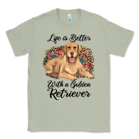 Matcha life is better with a golden retriever Classic Tee - JahusDesignShop