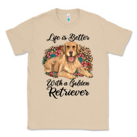 Mushroom life is better with a golden retriever Classic Tee - JahusDesignShop