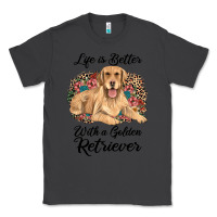 Smoke life is better with a golden retriever Classic Tee - JahusDesignShop