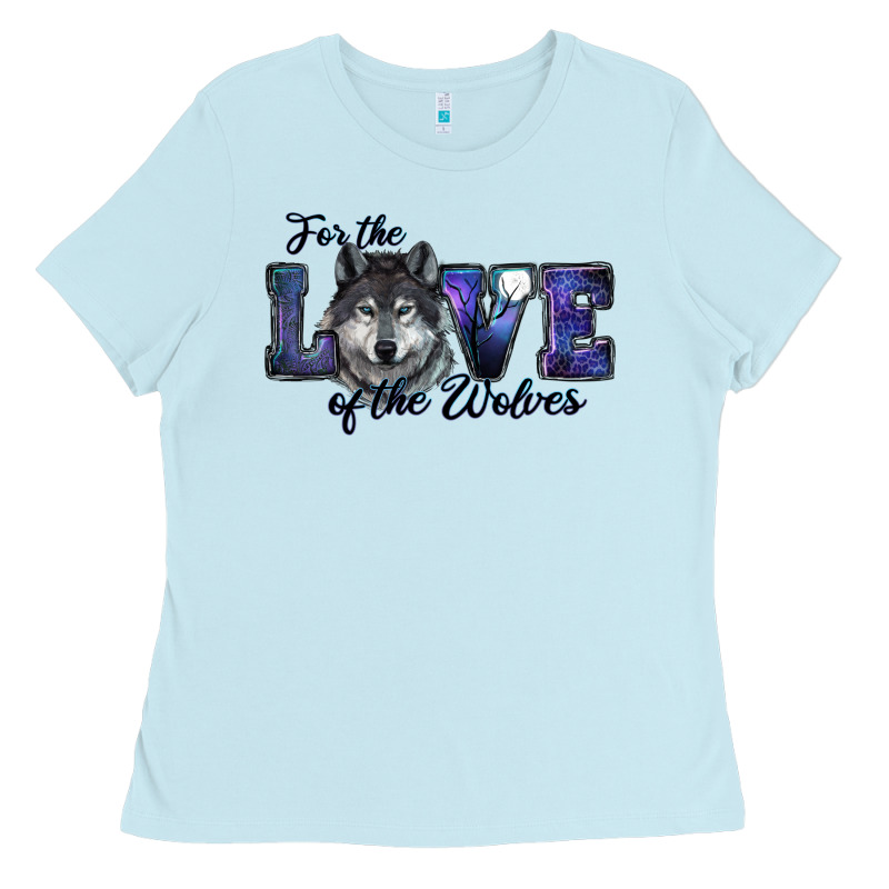 For The Love Of The Wolves Ladies Tee by RanaPortraitStore | Teevron