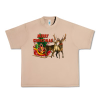 Burro merry christmas two deers Urban Heavy Tee - LillyAllenDesigns