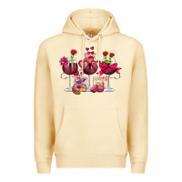 Pina Colada valentine's day wine glasses Premium Hoodie - OliviaCreatesArt