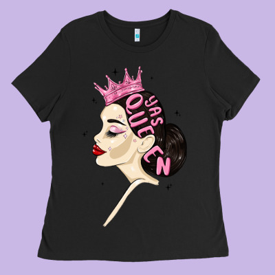 Yas Queen Ladies Tee Designed By Maliassmallbusiness