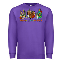 Purple Peace Love Tequila Premium Sweatshirt - BundleAndBundleShop