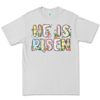 Dove Grey he is risen Premium Tee - MaliasSmallBusiness