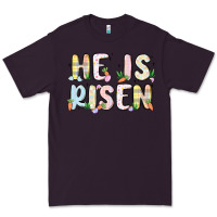 Plum he is risen Premium Tee - MaliasSmallBusiness