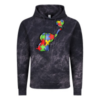 Cloud Black autism awareness elephant Vintage Hoodie - LillyAllenDesigns