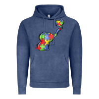 Vintage Denim autism awareness elephant Vintage Hoodie - LillyAllenDesigns
