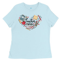 Baby Blue teacher Ladies Tee - MaliasSmallBusiness