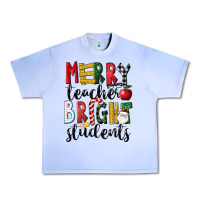 Grape Ice Merry Teacher Bright Students Christmas Urban Heavy Tee - LillyAllenDesigns