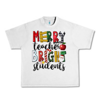 Lunar Rock Merry Teacher Bright Students Christmas Urban Heavy Tee - LillyAllenDesigns