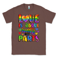 Chestnut love is about hearts not parts Classic Tee - LillyAllenDesigns
