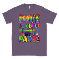 Lavender love is about hearts not parts Classic Tee - LillyAllenDesigns
