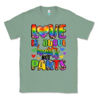 Love Is About Hearts Not Parts Classic Tee | Teevron