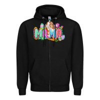 Black Western Mama Easter Zipper Hoodie - CowGirlArtShop