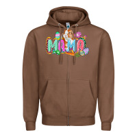 Chestnut Western Mama Easter Zipper Hoodie - CowGirlArtShop