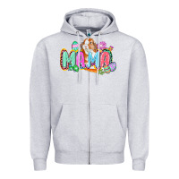 Heather Grey Western Mama Easter Zipper Hoodie - CowGirlArtShop
